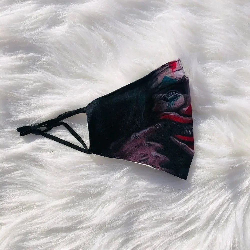 Brand New Halloween Face Mask For ADULTS Scary  Fashion‎ Washable Face Cover